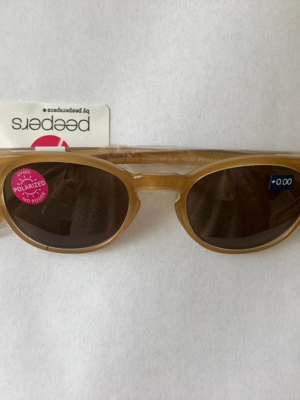 New Boho Amber Peepers Sunglasses